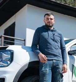 Notre paysagiste Maxime, spécialiste des aménagement extérieur