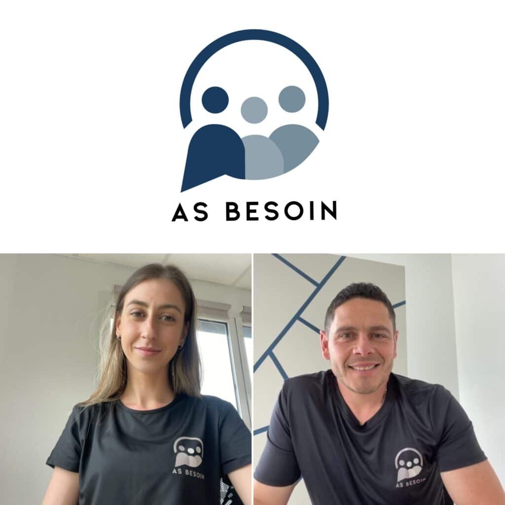 Sarah & Arnaud, l équipe d'AS Besoin et interlocuteurs privilégiés