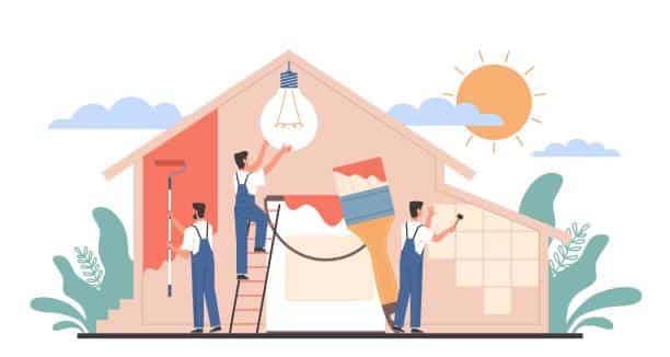 Rénovation de maison à Andrézieux-Bouthéon travaux complets (électricité, plomberie, gros œuvre) et artisans locaux qualifiés dans la Loire