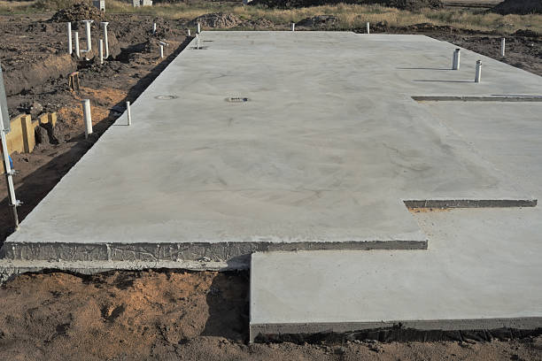 Travaux de gros œuvre avec création des fondations et de la dalle béton
